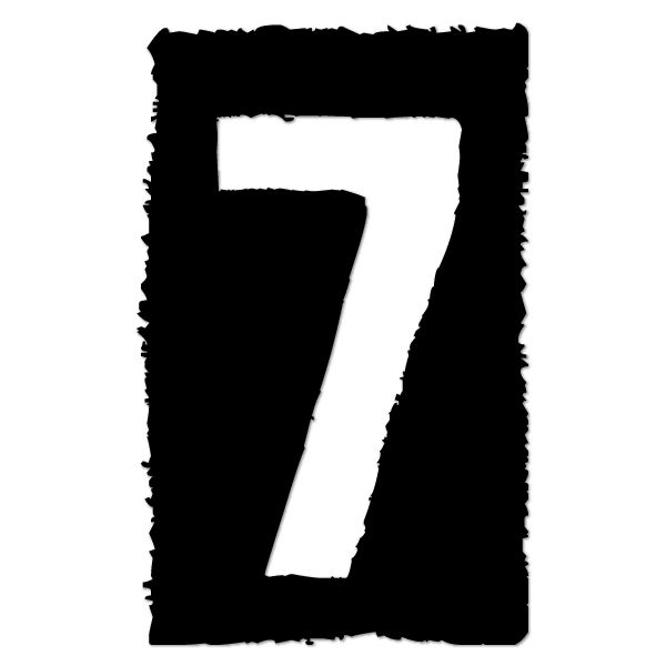 Naklejka z kategorii NUMERY